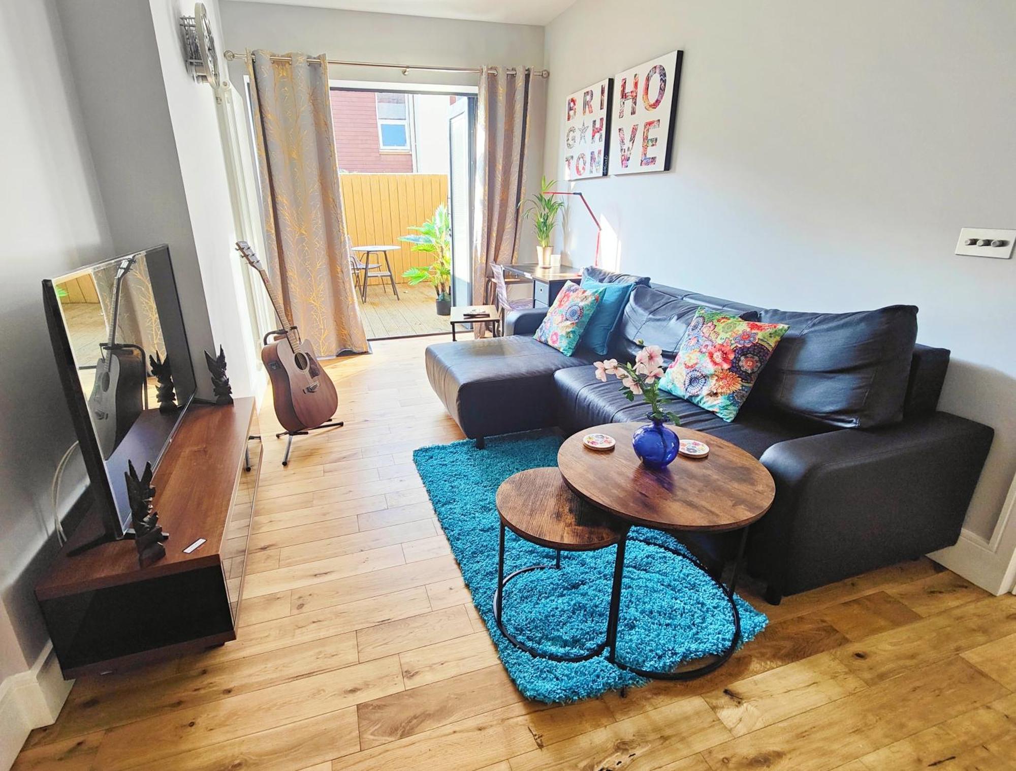 Modern Central Brighton Patio Flat - Free Parking! Exterior foto